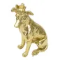 CANE C/CORONA ORO 20X12,5X33 cm